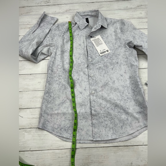 Lululemon Men’s Size M Airing Easy LS Short in Gray NEW - Picture 5 of 9